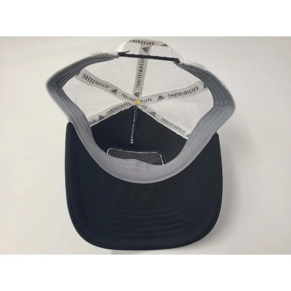 Youth Adidas Est 1949 Aeroready Mesh Trucker Snapback Hat‎ Cap Boys Black White